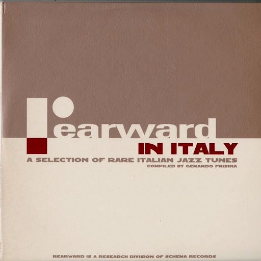 V.A. - Rearward in Italy A Selection Of Rare Italian Jazz Tunes (RW113LP) LP 2000 ITA Rearward｜中古LP