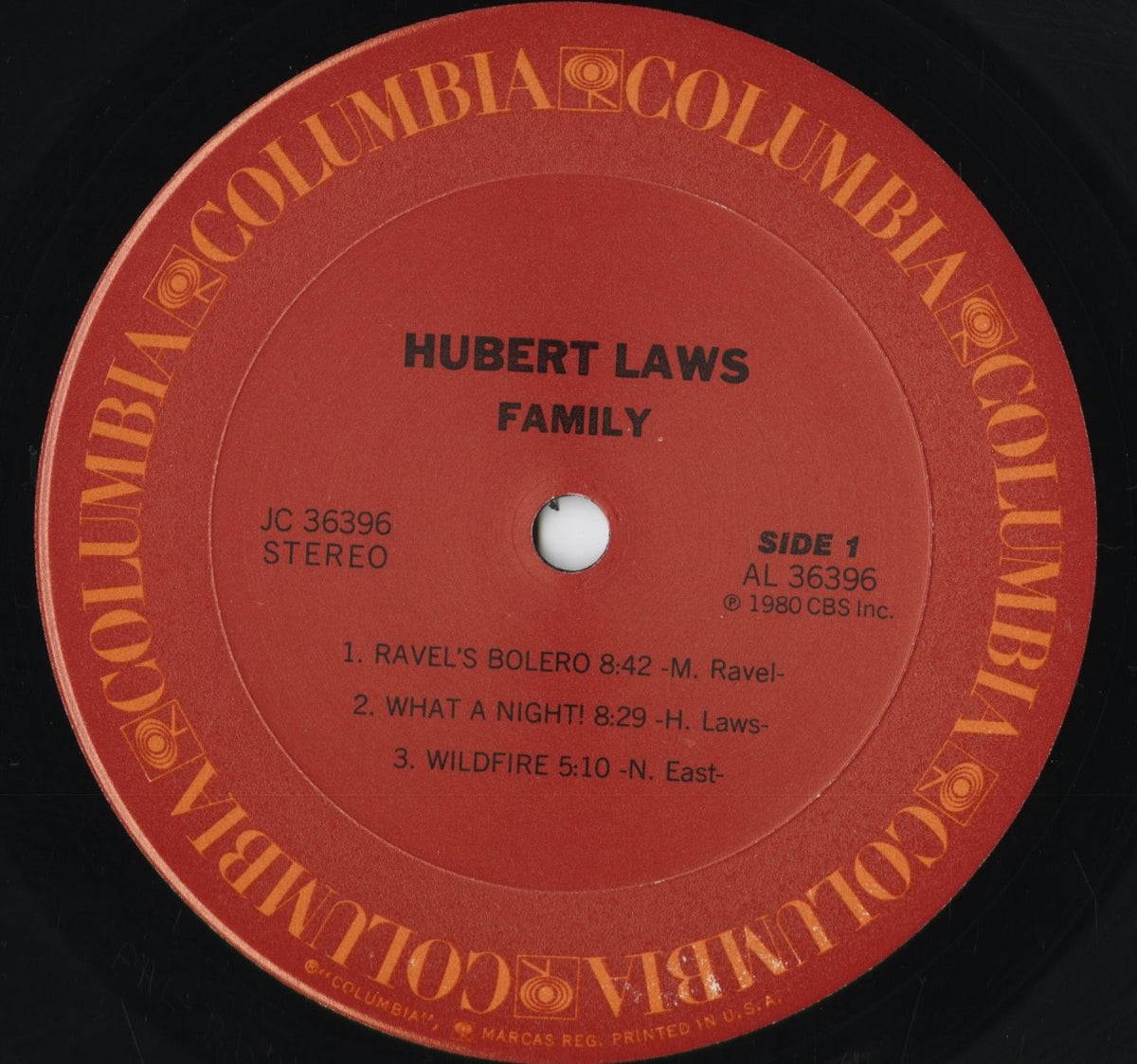 Hubert Laws - Family (JC36396) 1980 US Columbia｜中古LP