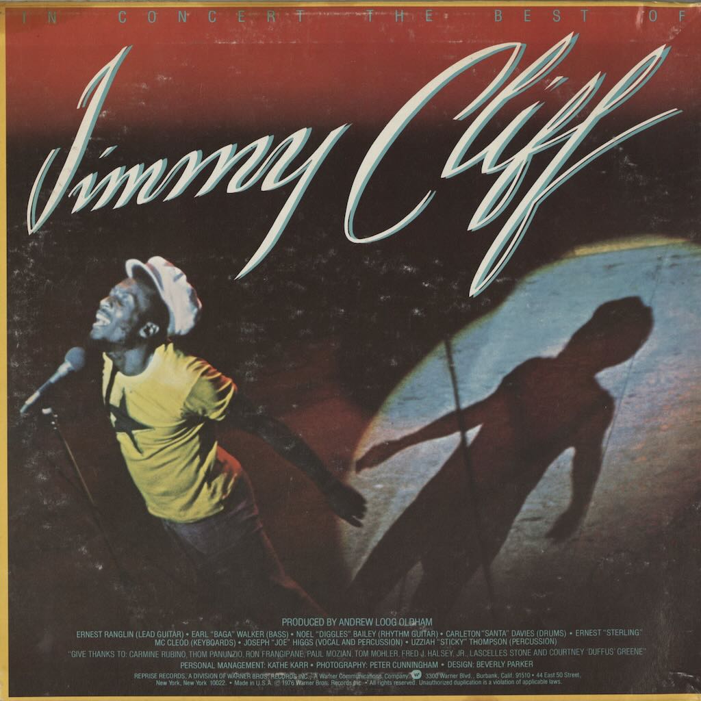 Jimmy Cliff / ジミー・クリフ / In Concert : The Best Of Jimmy Cliff (MS2256)