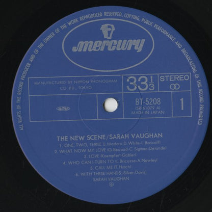 Sarah Vaughan / サラ・ヴォーン / The New Scene (BT5208)