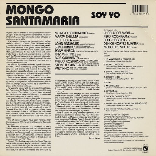 Mongo Santamaria - Soy Yo (CJP-327) LP 1987 US Picante｜中古LP
