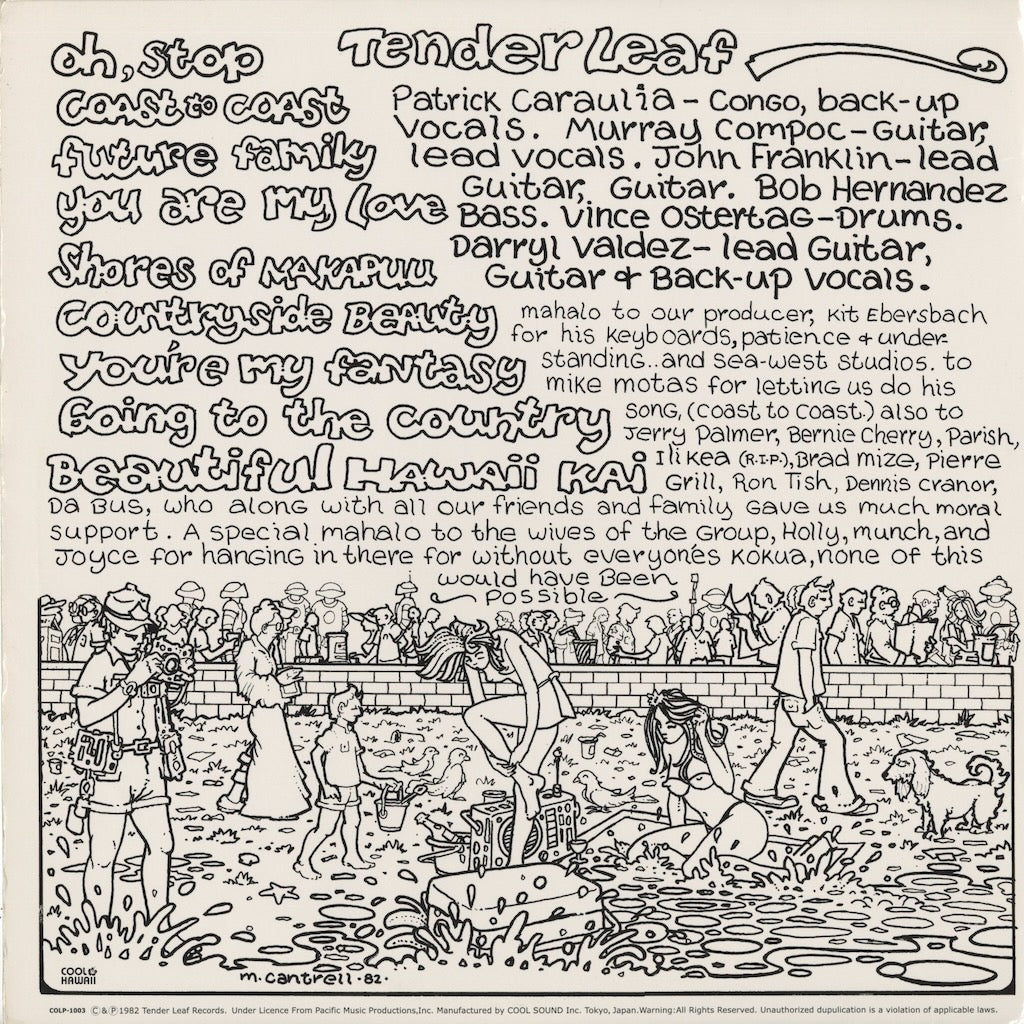 Tender Leaf – Tender Leaf (COLP-1003) LP 2002 JPN Cool Sound リイシュー盤