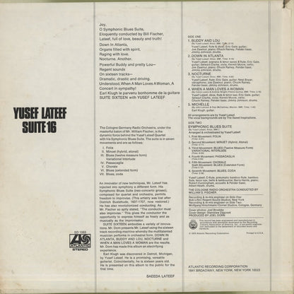 Yusef Lateef / ユセフ・ラティーフ / Suite 16 (SD 1563)