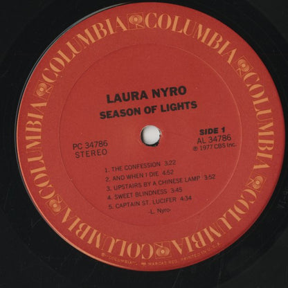 Laura Nyro - Season of Lights (PC34786) 1977 US Columbia｜中古LP