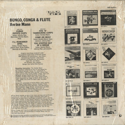 Herbie Mann / ハービー・マン / Bongo, Conga & Flute (VSP8)