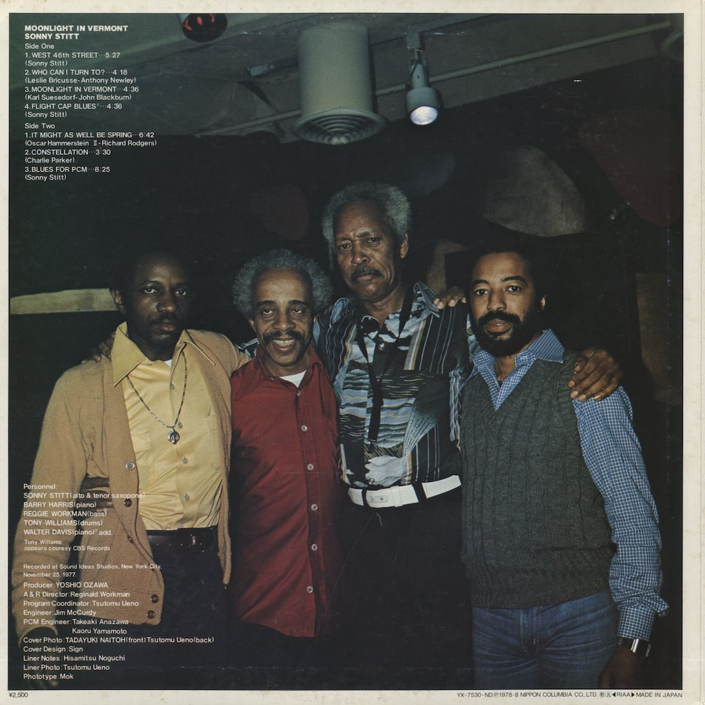 Sonny Stitt / ソニー・スティット / Moonlight In Vermont (YX-7530)