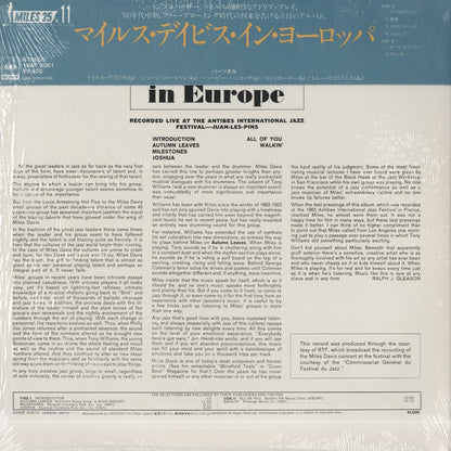 Miles Davis – In Europe (18AP 2061) LP 1981 JPN CBS/Sony | 中古LP