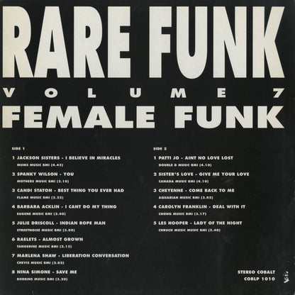 V.A./ Rare Funk Volume 7 - Female Funk (COBLP 1010)