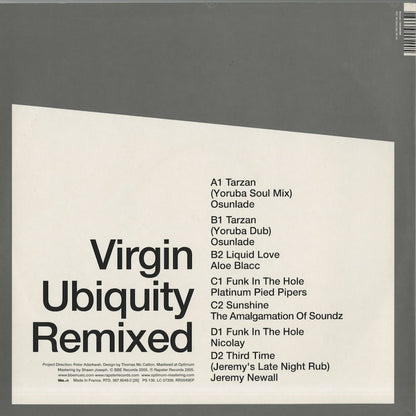 Roy Ayers / ロイ・エアーズ / Virgin Ubiquity Remixed EP2 (RR0049EP)