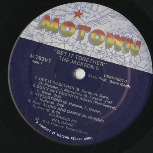Jackson 5 / ジャクソン・ファイヴ / Get It Together (M 783V1)