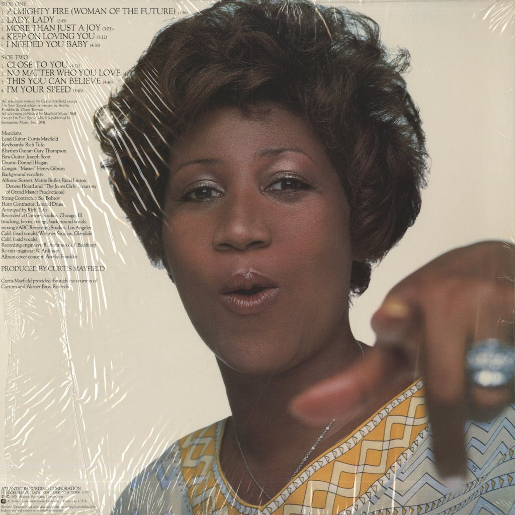 Aretha Franklin / アレサ・フランクリン / Almighty Fire (SD 19161)