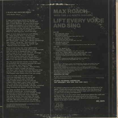 Max Roach / マックス・ローチ / Lift Every Voice And Sing (SD 1587)