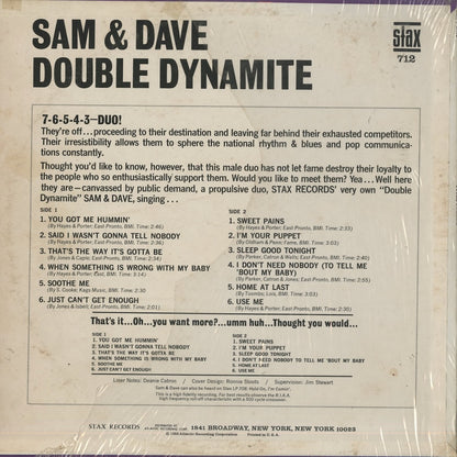 Sam & Dave / サム＆デイヴ / Double Dynamite (712)