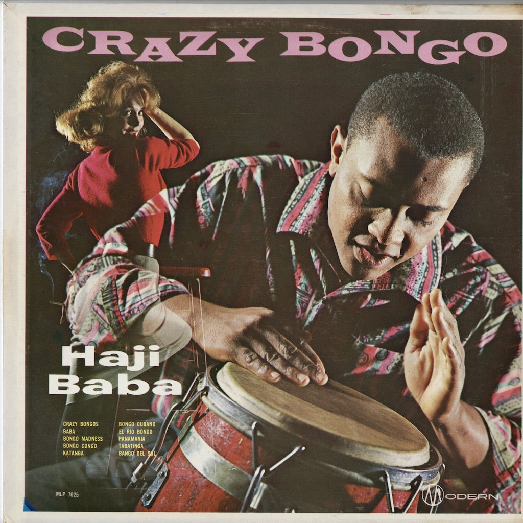 Haji Baba - Crazy Bongo (MLP-7025) 1962 US Modern Records｜中古LP