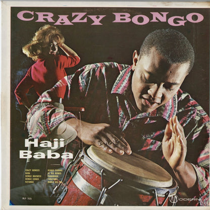 Haji Baba - Crazy Bongo (MLP-7025) 1962 US Modern Records｜中古LP