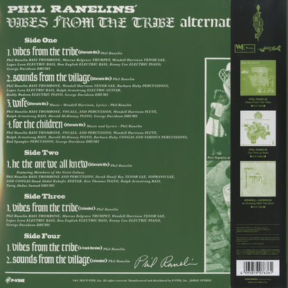 Phil Ranelin - Vibes From The Tribe Alternate Album (PLP7636/7) 2023 JPN P-Vine｜新品2LP フィル・ラネリン back