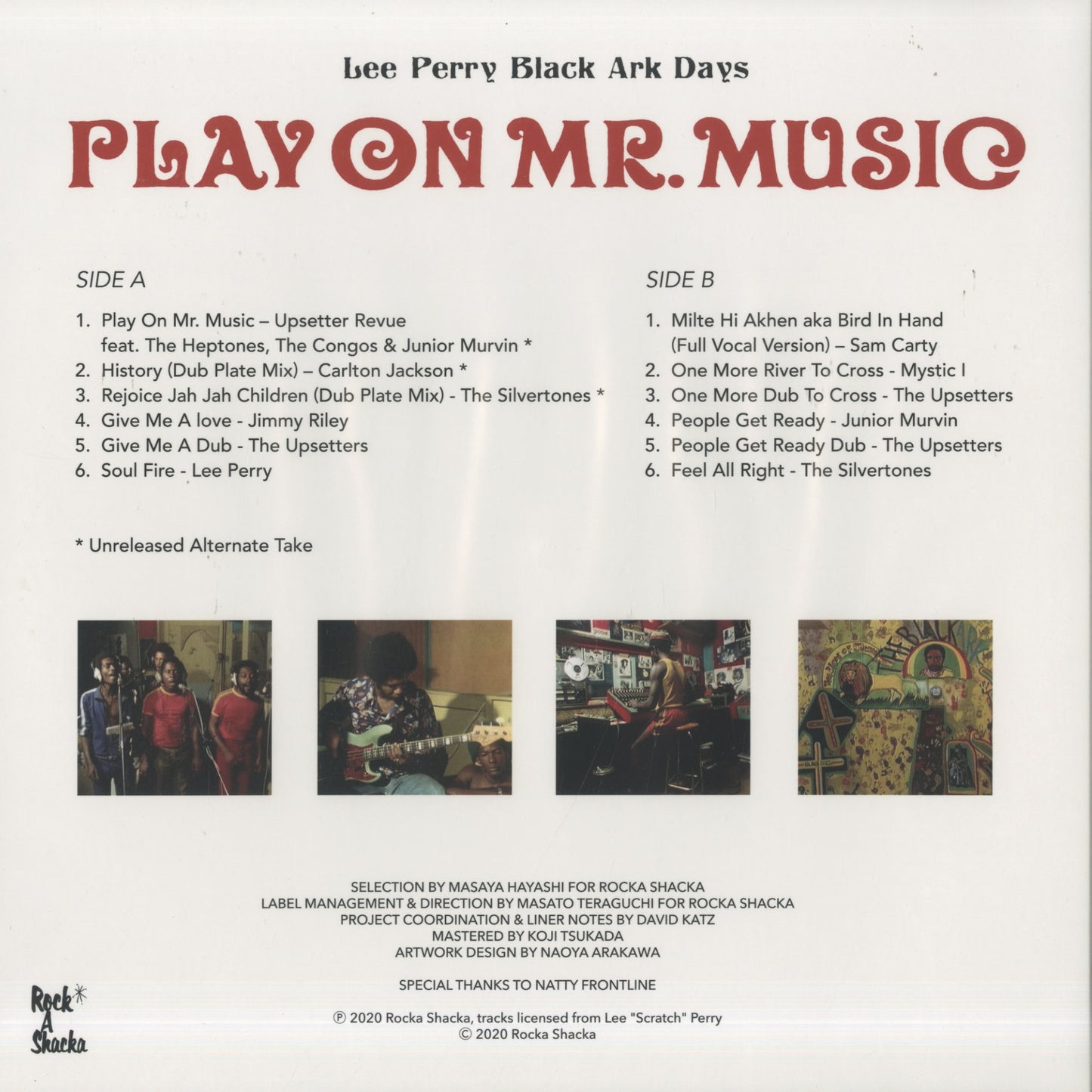Lee Perry - Play On Mr. Music RSUPLP001-RE Rock A Shacka
back リー・ペリー
