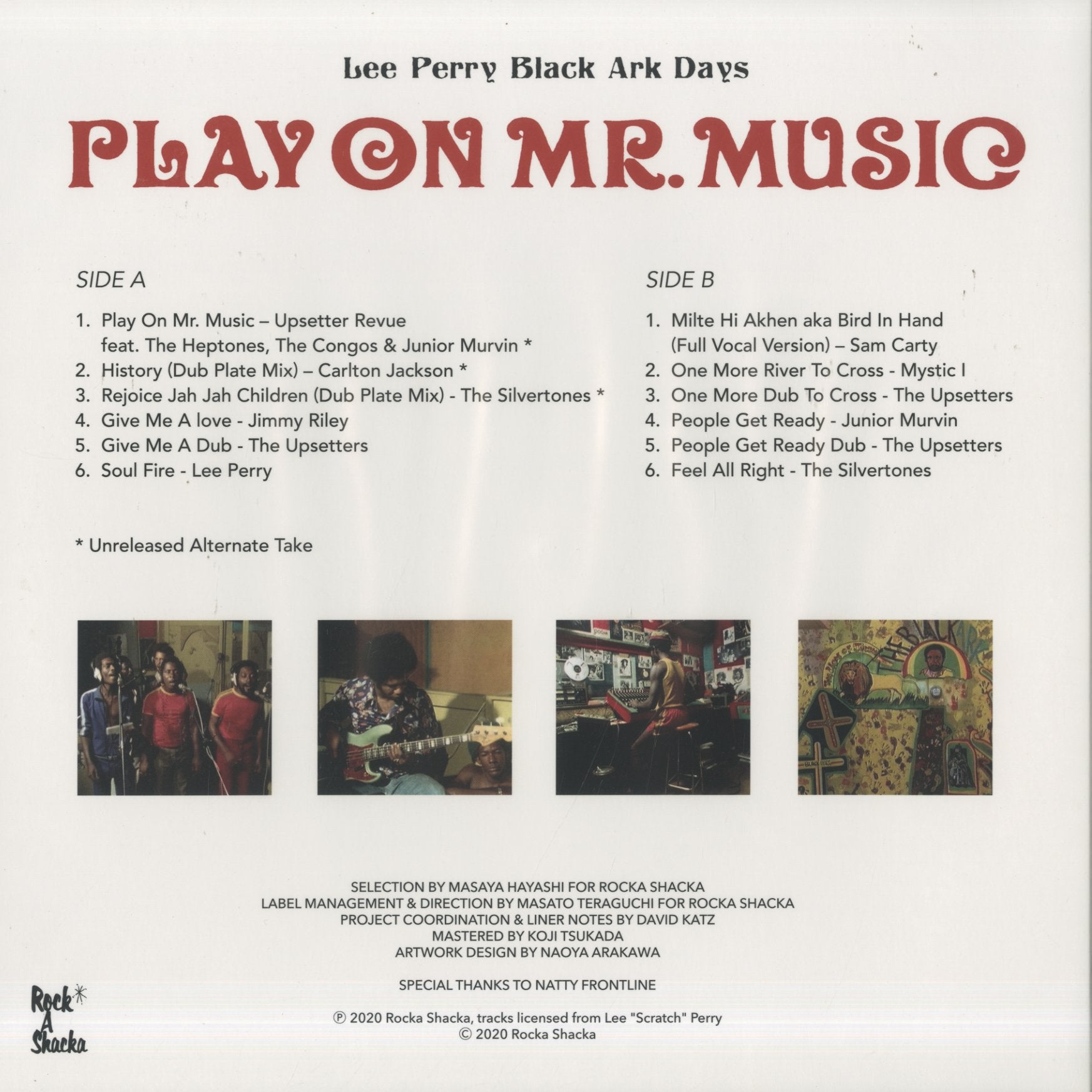 Lee Perry - Play On Mr. Music RSUPLP001-RE Rock A Shacka
back リー・ペリー