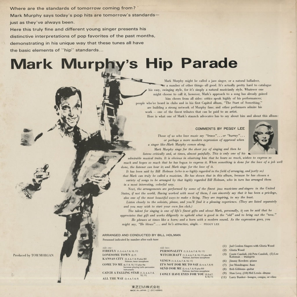 Mark Murphy / マーク・マーフィ / Hip Parade (ECJ-60004)