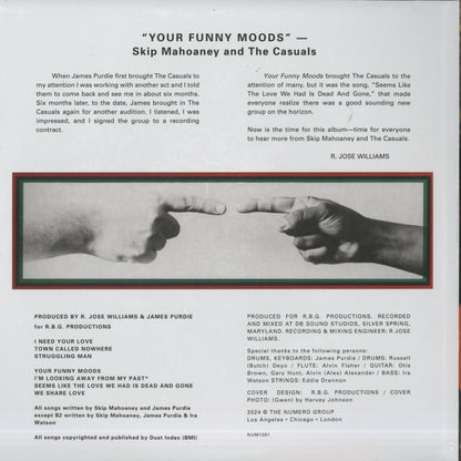 Skip Mahoaney & The Casuals / スキップ・マホーネイ＆ザ・カジュアルズ / Your Funny Moods (NUM1281)