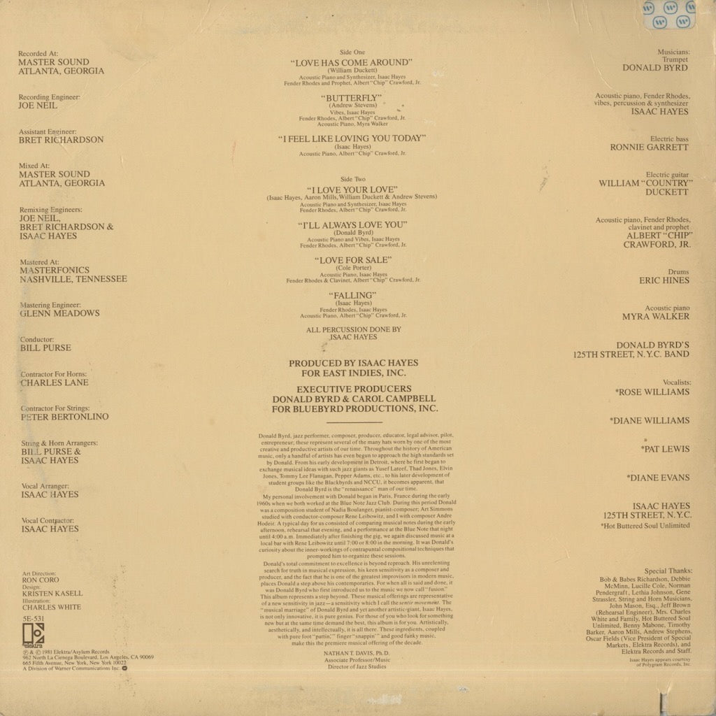 Donald Byrd / ドナルド・バード / Love Byrd (5E-531)