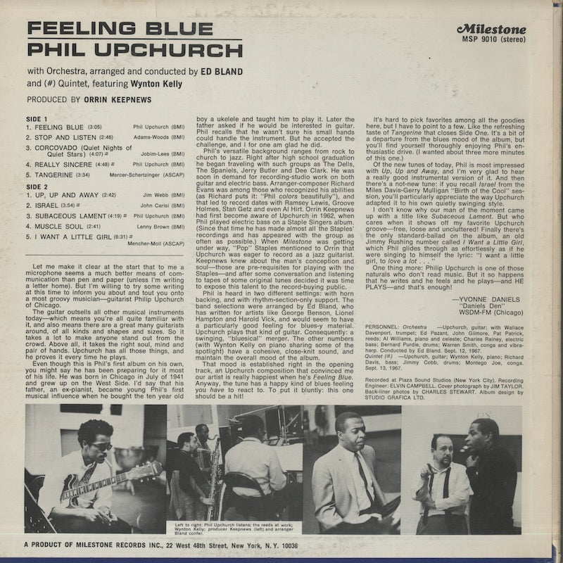 Phil Upchurch / フィル・アップチャーチ / Feeling Blue (MSP9010)