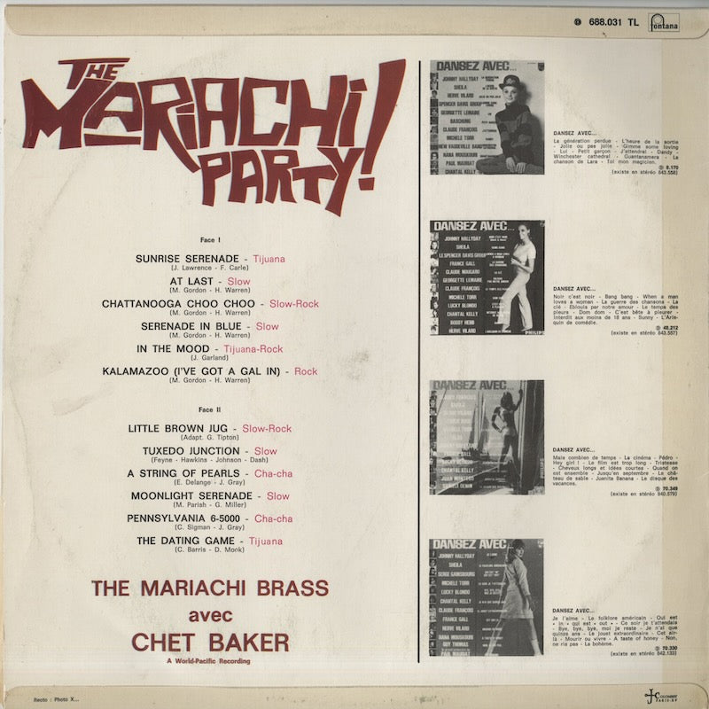 The Mariachi Brass - Chet Baker / マリアッチ・ブラス　チェット・ベイカー / The Mariachi Party! (668.031 TL)