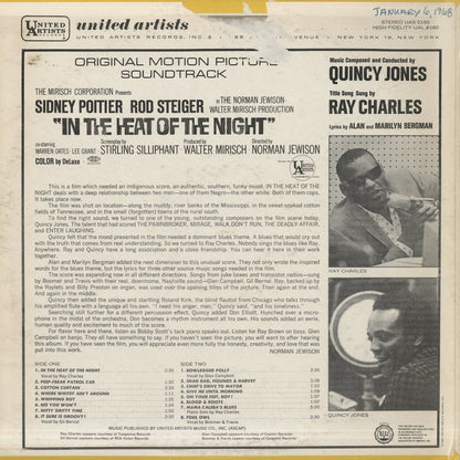 Quincy Jones / クインシー・ジョーンズ / In The Heat Of The Night -OST (UAS 5160)