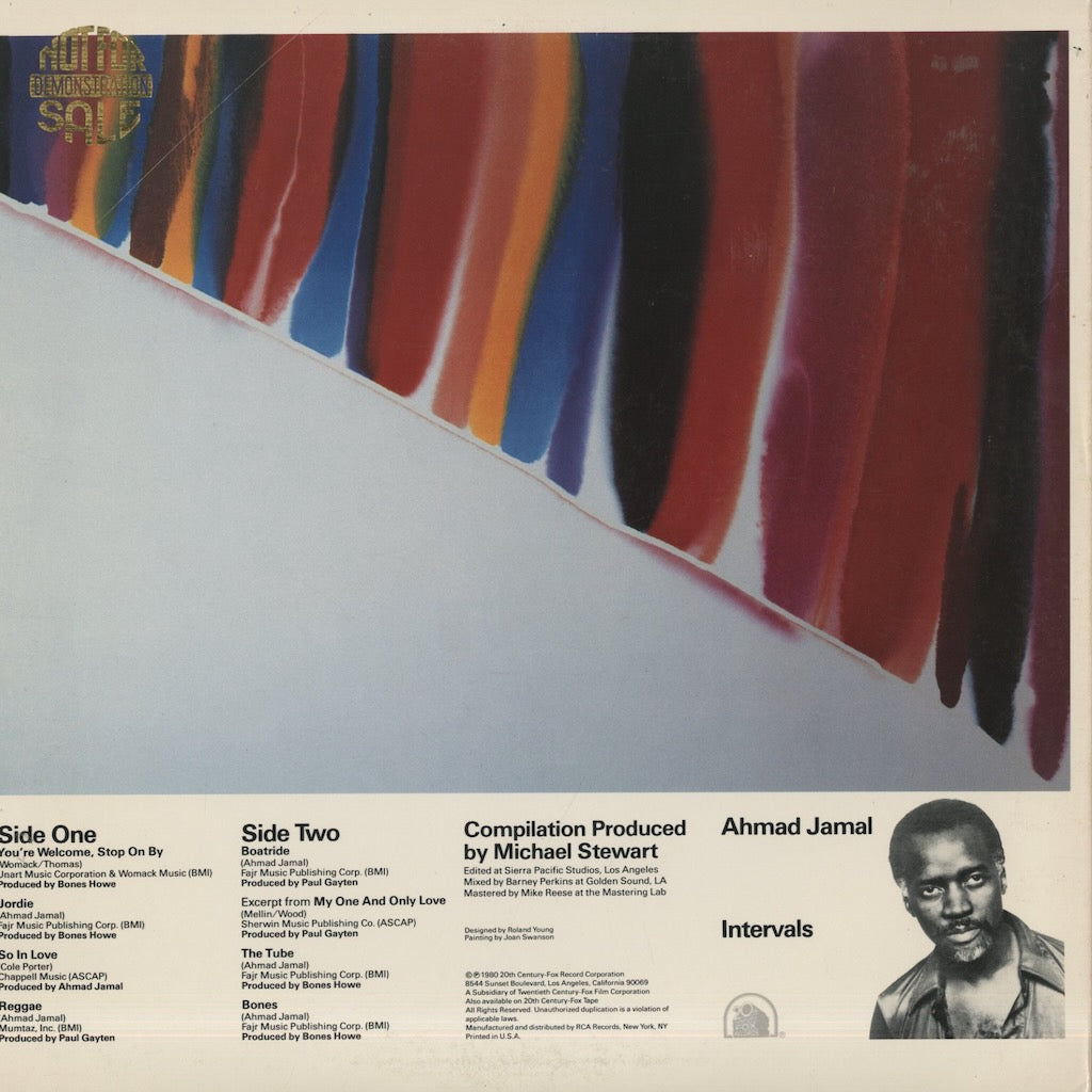 Ahmad Jamal / アーマッド・ジャマル / Intervals (T-622)
