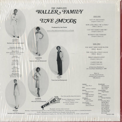 The Fabulous Waller Family / ファビュラス・ウォーラー・ファミリー / Love Moods (DA1010)
