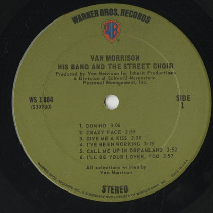 Van Morrison / ヴァン・モリソン / His Band And The Street Choir (WS 1884)