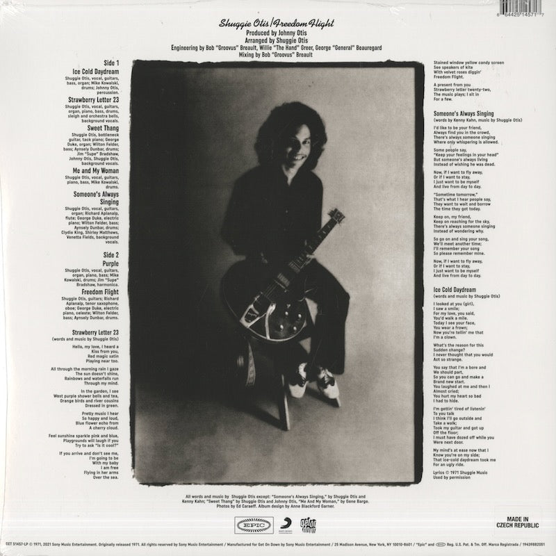Shuggie Otis / シャギー・オーティス / Freedom Flight (GET51457)