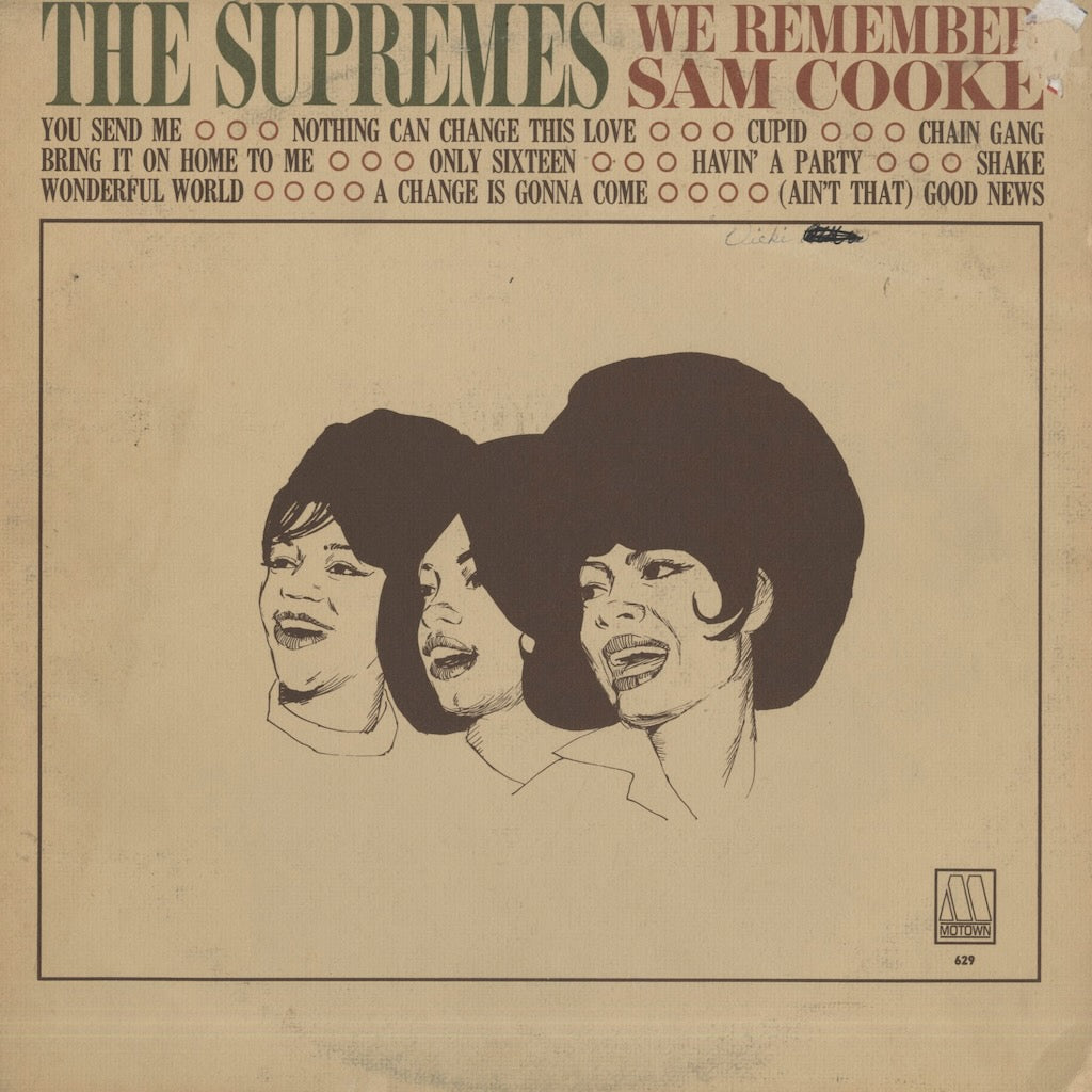 The Supremes / シュープリームス / We Remember Sam Cooke (MT-629)
