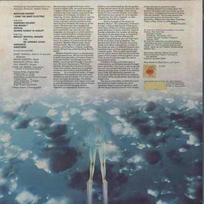Weather Report / ウェザー・リポート / I Sing The Body Electric (PC31352)