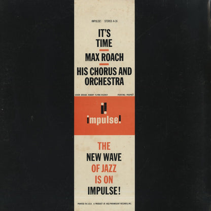 Max Roach / マックス・ローチ / It's Time (A-16)