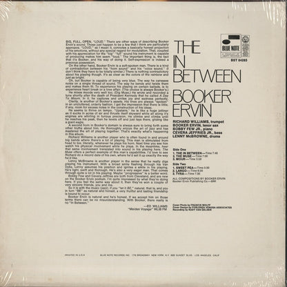 Booker Ervin / ブッカー・アーヴィン / The In Between (BST 84283)