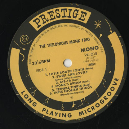 Thelonious Monk / セロニアス・モンク / The Thelonious Monk Trio (VIJ235)