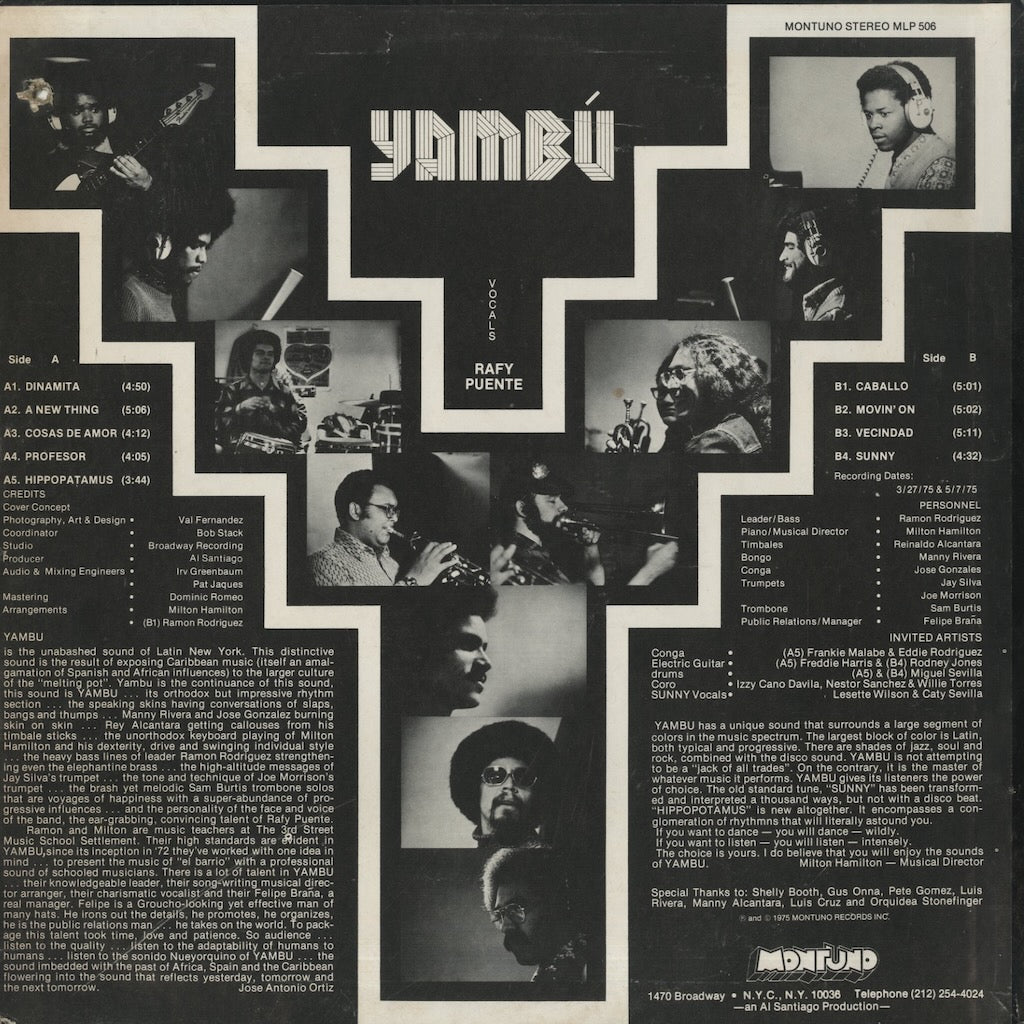 Yambu / ヤンブー / Yambu Vol.1 (MLP 506)