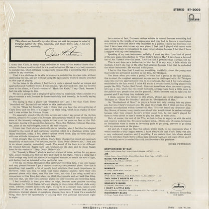 Oscar Peterson - Oscar Peterson Trio + One, Clark Terry (BT-2002) LP 1972 JPN Fontana｜中古LP
