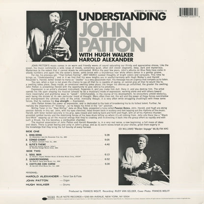 John Patton / ジョン・パットン / Understanding (B1 7243 8 31223 1 8)