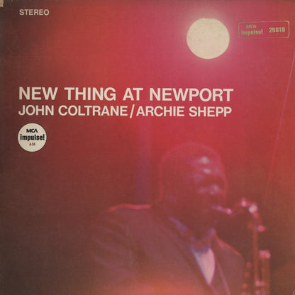 John Coltrane Archie Shepp New Thing At Newport MCA 29019 LP 1980 USA Impulse MCA