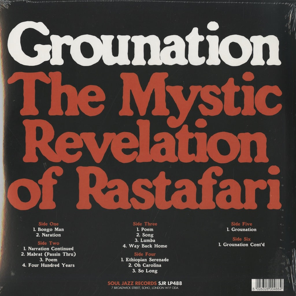 Count Ossie & Mystic Revelation Of Rastafari - Grounation (SJRLP486) 3LP 2023 UK Soul Jazz Records｜新品LP