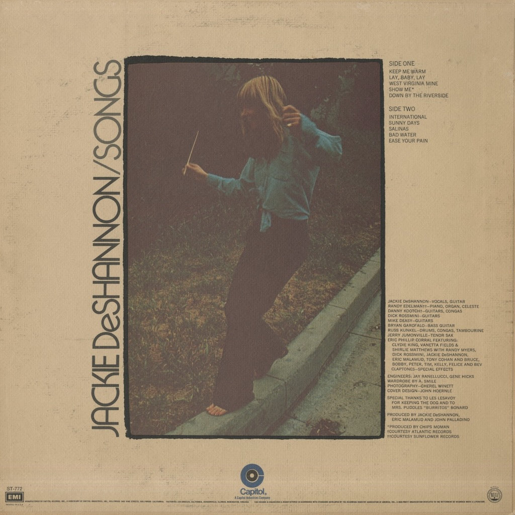 Jackie DeShannon / ジャッキー・デシャノン / Songs (ST-772)