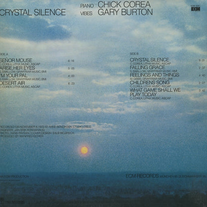 Gary Burton - Chick Corea / ゲイリー・バートン　チック・コリア / Crystal Silence (ECM-4001)