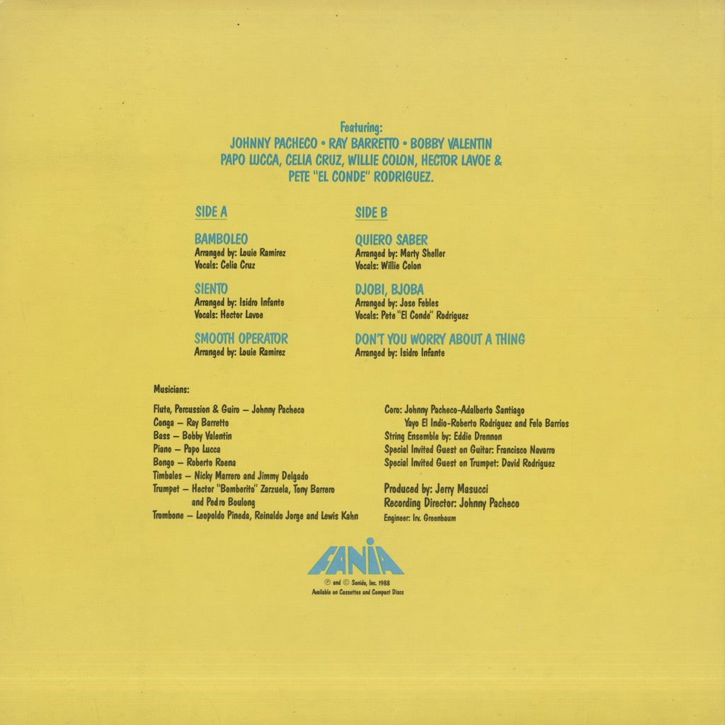 Fania All Stars / ファニア・オールスターズ / Bamboleo (JM650)