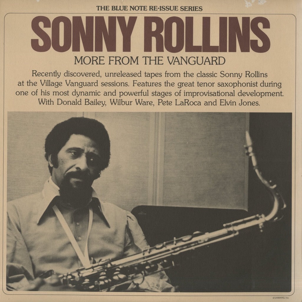 Sonny Rollins / ソニー・ロリンズ / More From The Vanguard - 2LP (BN-LA475-H2)