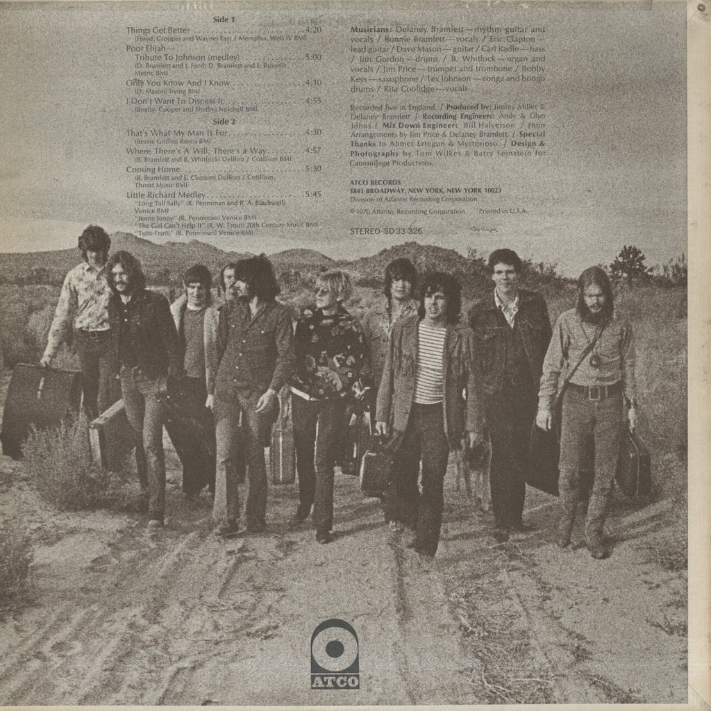 Delaney & Bonnie  / デラニー・アンド・ボニー / On Tour with Eric Clapton (SD 33-326)