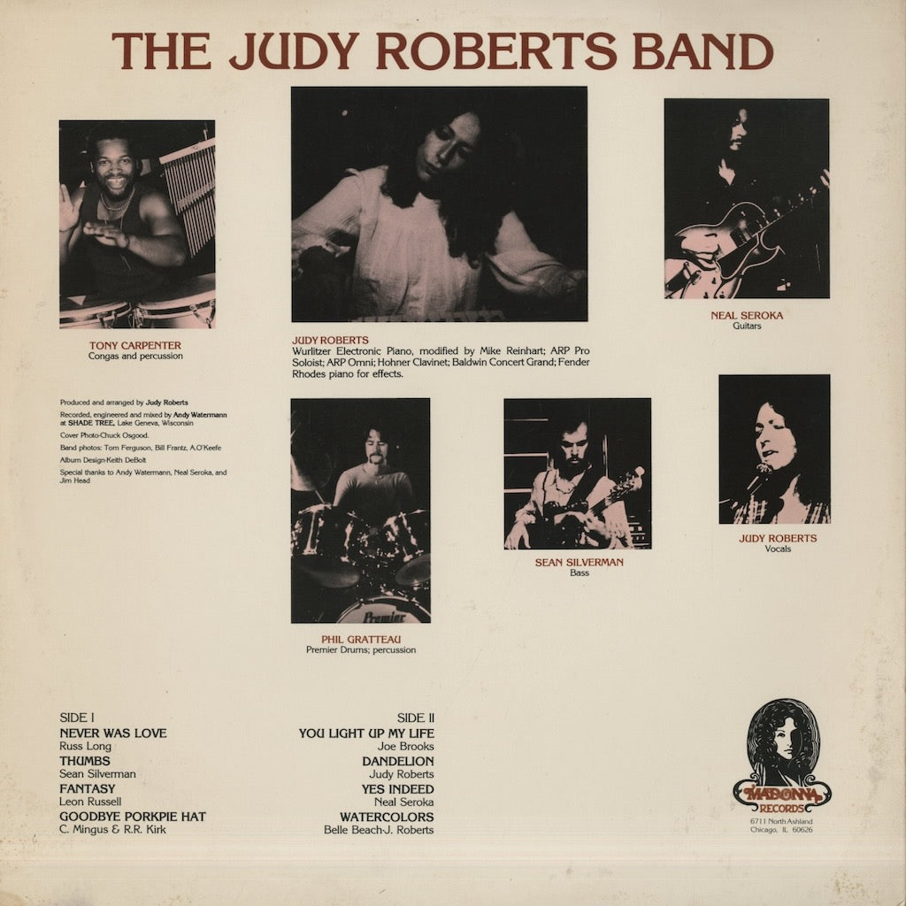 Judy Roberts / ジュディ・ロバーツ / The Judy Roberts Band (924)