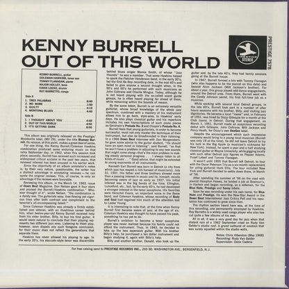 Kenny Burrell / ケニー・バレル / Out Of This World (PRT-7578)