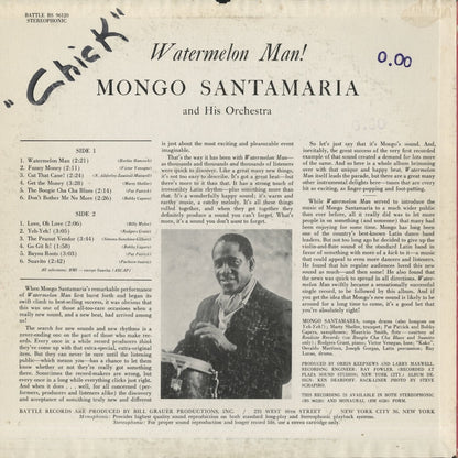 Mongo Santamaria – Watermelon Man! (BS 96120) LP 1967 US Battle | 中古LP